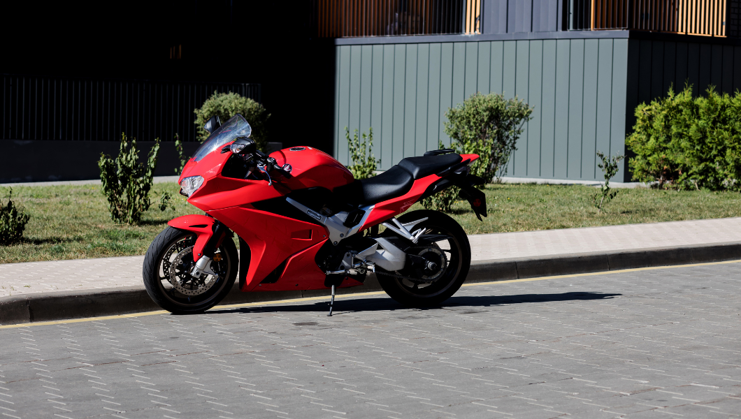 Red Honda PCX Motorbike