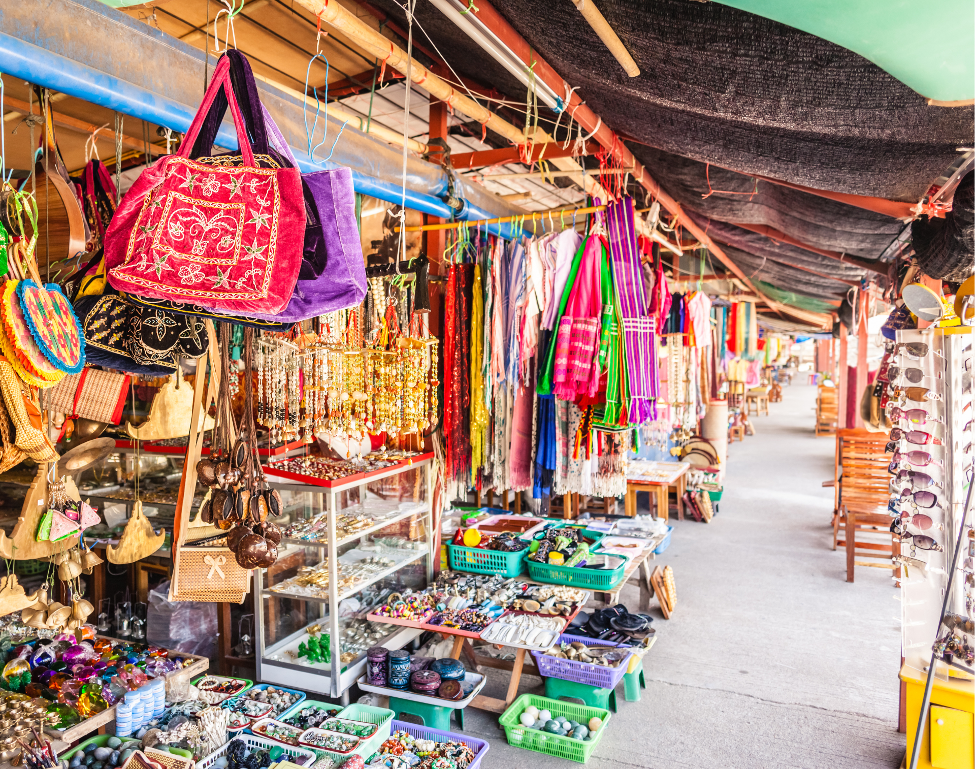 Shopping market in Bangkok