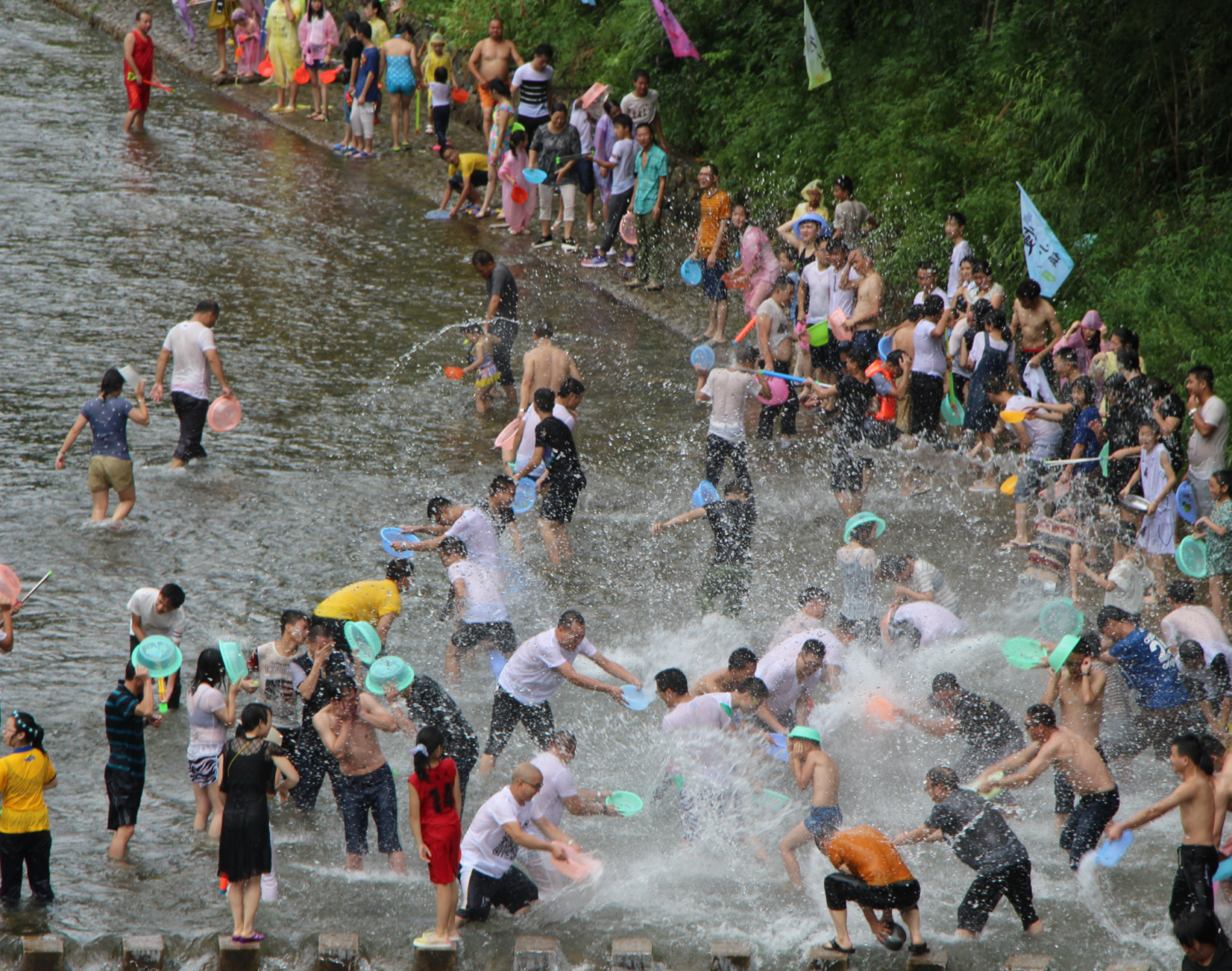 Songkran Celebrations in the City